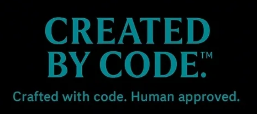 Created By Code — Crafted with code. Human approved.